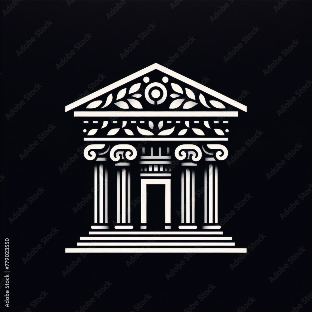 Details, elements of buildings classical architecture. Isolated on a black. Templates for art, design. Details, elements of buildings classical architecture. Isolated on a black. Templates for art, design.
