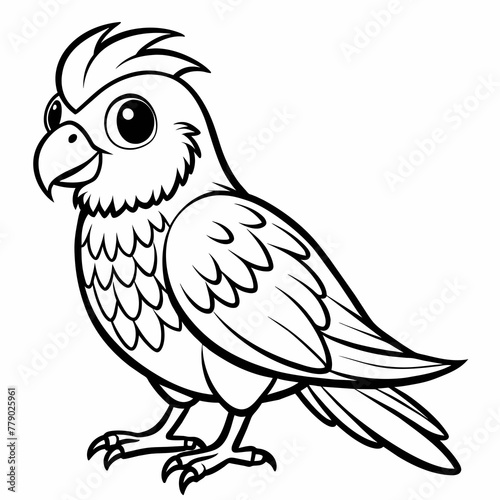 illustration of a parrot vector illustration