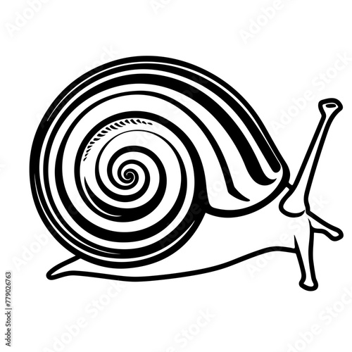 Snail Shell Logo Design