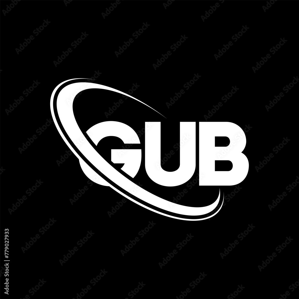 GUB logo. GUB letter. GUB letter logo design. Initials GUB logo linked with circle and uppercase monogram logo. GUB typography for technology, business and real estate brand. GUB logo. GUB letter. GUB letter logo design. Initials GUB logo linked with circle and uppercase monogram logo. GUB typography for technology, business and real estate brand.