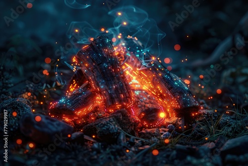 A digital campfire