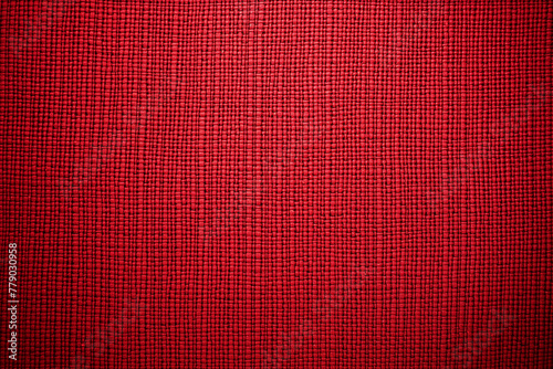 Red background, solid color red fabric texture photo