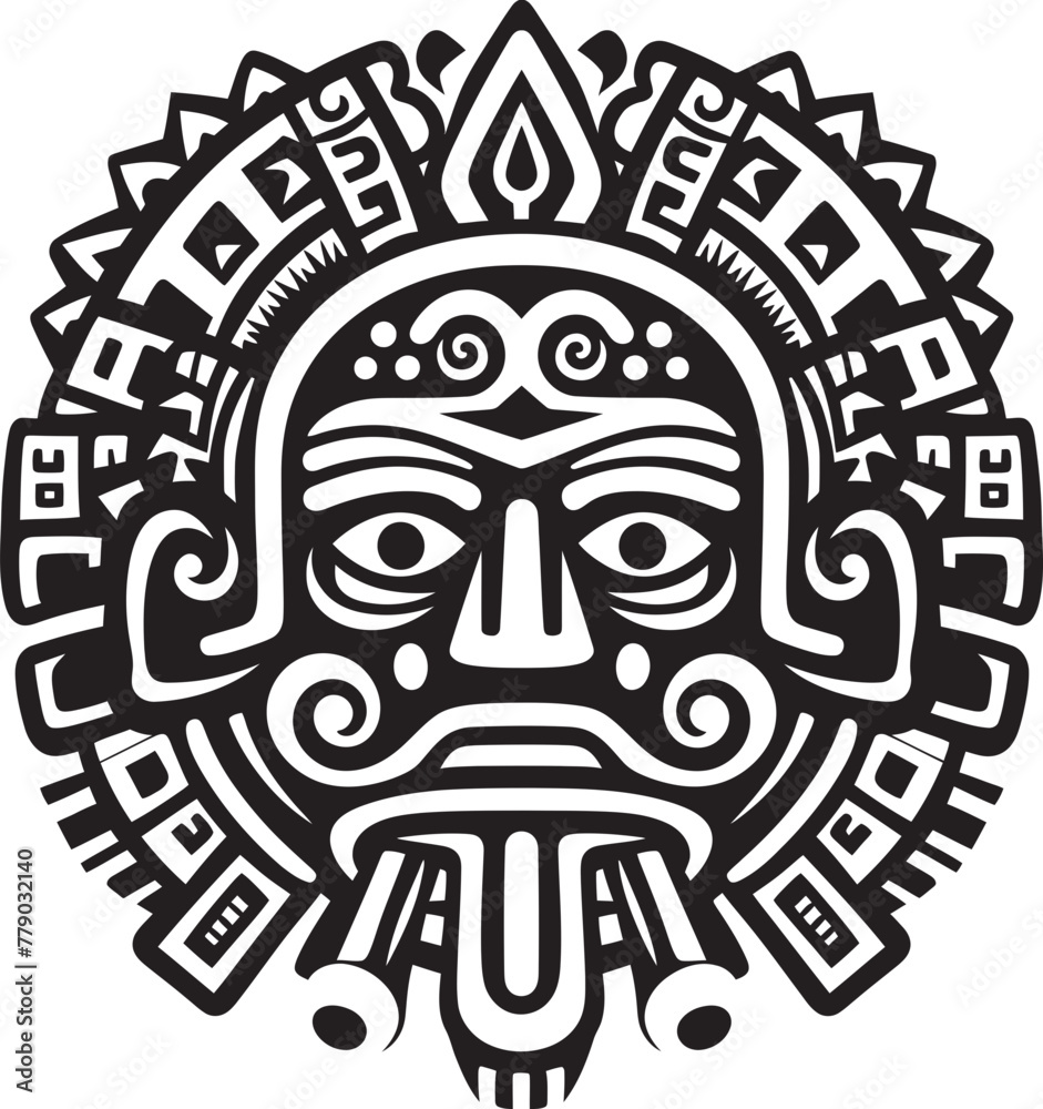 Legacy of Aztec Culture Iconic Vector Art Vector Designs Inspired by Ancient Aztec Drawings Legacy of Aztec Culture Iconic Vector Art Vector Designs Inspired by Ancient Aztec Drawings
