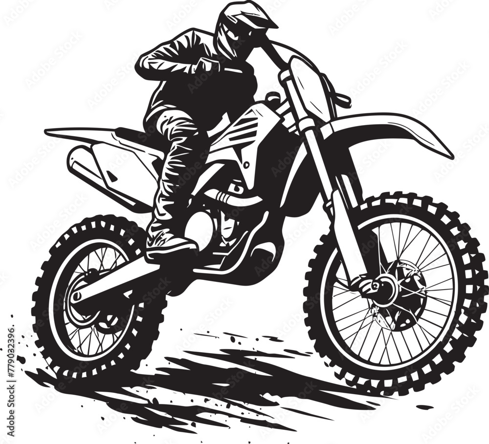 Motocross Adventure Vector Logo Design for Bike Riders Trail Rider Dirt Bike Vector Logo Icon Motocross Adventure Vector Logo Design for Bike Riders Trail Rider Dirt Bike Vector Logo Icon