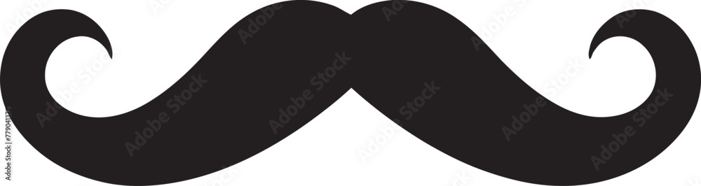 Curly Cascade Doodle Moustache Vector Illustration Artistic Adornment Doodle Moustache Logo Design Curly Cascade Doodle Moustache Vector Illustration Artistic Adornment Doodle Moustache Logo Design