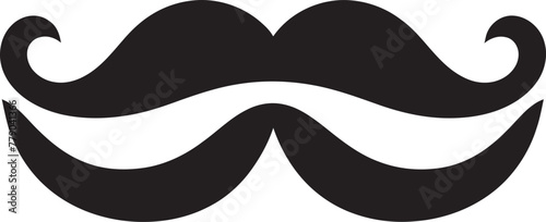 Movember Mania Iconic Doodle Moustache Emblem Suave Stache Doodle Moustache Vector Icon