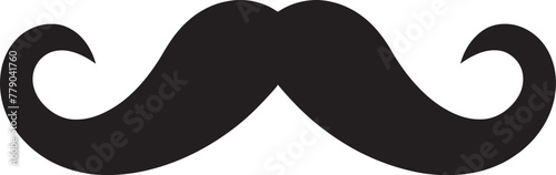 Playful Panache Moustache Icon Concept Funky Fresh Doodle Moustache Symbol