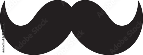 Chic Chicane Doodle Moustache Symbol Hipster Hype Moustache Vector Illustration