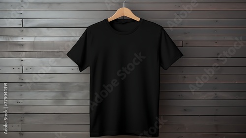 Shirt mockup concept with plain clothing. Generative AI