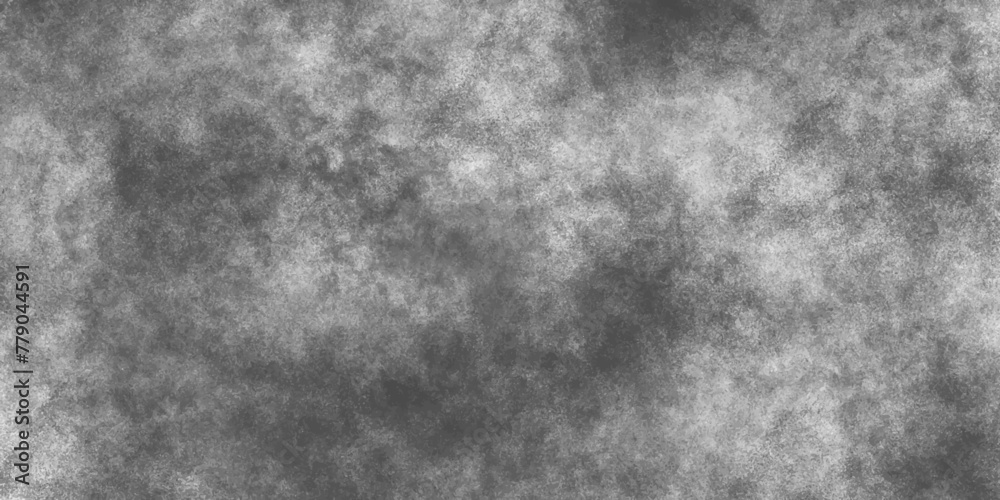 Abstract background with black and white marble texture. Gray concrete and cement grunge wall. Fog or smoke isolated on black backdrop gray painted paper textured canvas. Cement or stone texture.