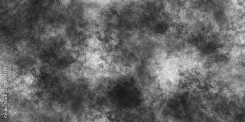 Abstract background with black and white marble texture. Gray concrete and cement grunge wall. Fog or smoke isolated on black backdrop gray painted paper textured canvas. Cement or stone texture.