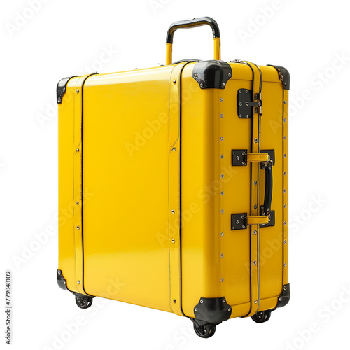suitcases isolated on white background