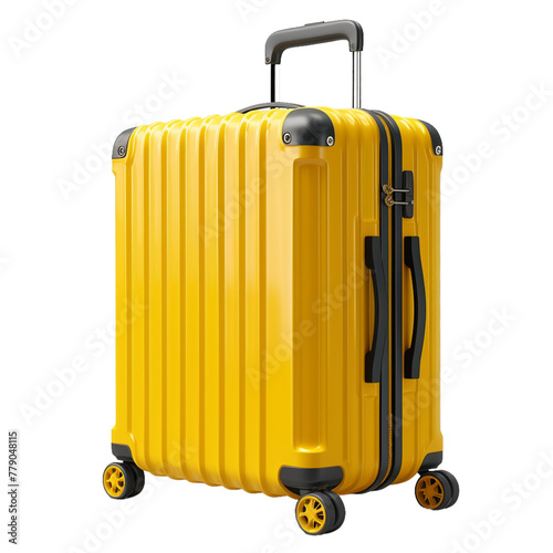 suitcases isolated on white background