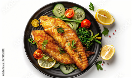Tasty Treat: Pan-Seared Fish and Garden Vegetables 