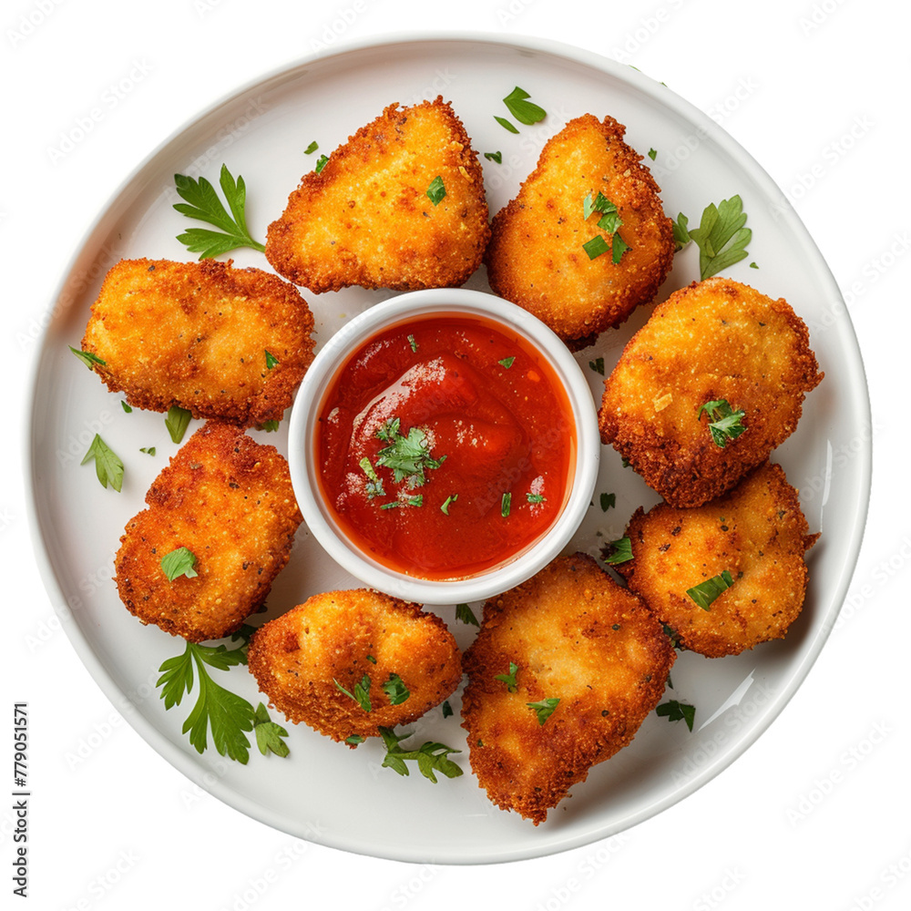 chicken nuggets isolated on white background
chicken nuggets isolated on white background