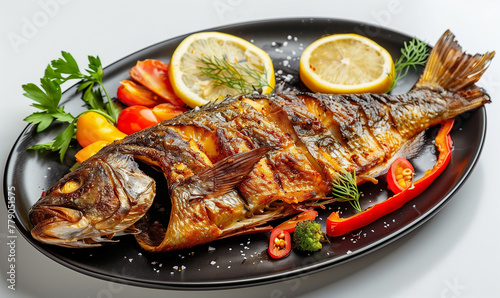 Tasty Treat: Pan-Seared Fish and Garden Vegetables
