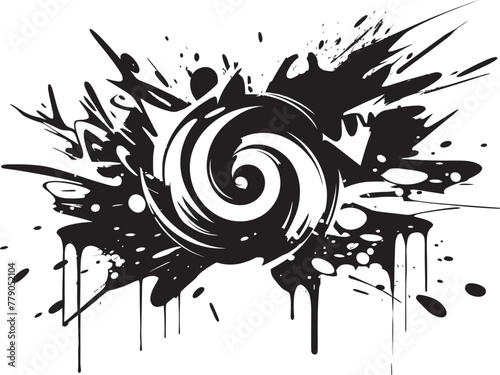 Aerosol Avant Garde Emblem Pushing the Boundaries of Graffiti Artistry Tagged Terrain Triumph Conquering Urban Spaces with Vector Graffiti