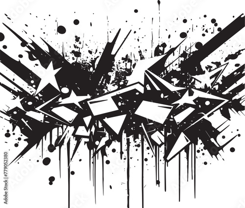 Tagged Terrain Tribute Honoring Graffiti Culture in Vector Logos Aerosol Avant Garde Pushing Graffiti Boundaries in Vector Form