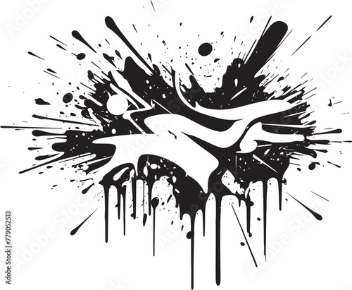 Tagline Tapestry Interweaving Urban Tales with Graffiti Vectors Aerosol Avant Garde Album Compiling Avant Garde Graffiti in Vectors
