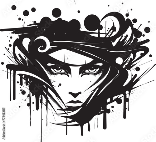 Aerosol Alchemy Transforming Walls into Digital Canvases Urban Glyphics Embodying the Spirit of City Streets in Vectors