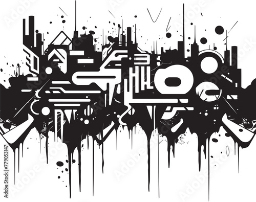 Urban Canvas Chronicles Chronicling Street Art in Vector Designs Aerosol Anthem Celebrating Graffiti Artistry Through Vectors