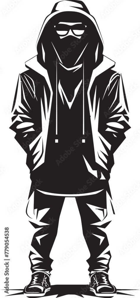 Shadowed Strategist Stylish Man in Hood and Glasses Vector Icon Spectacled Sleuth Urban Man in Hood and Glasses Vector Logo Emblem Shadowed Strategist Stylish Man in Hood and Glasses Vector Icon Spectacled Sleuth Urban Man in Hood and Glasses Vector Logo Emblem