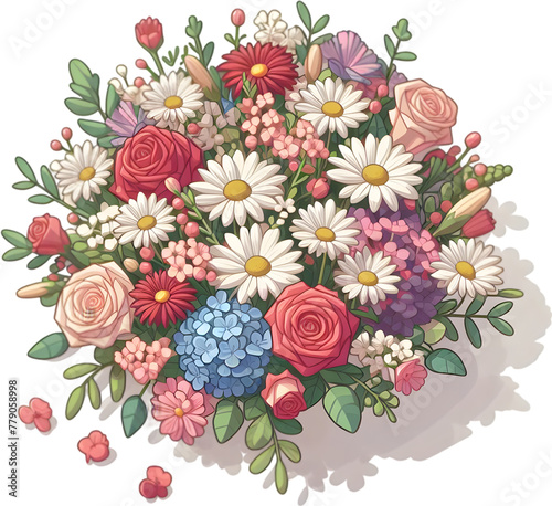 bouquet - 꽃. Generative AI