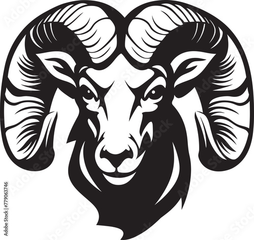 Retro Reverie Vintage Logo Design with Ram Head Icon Legendary Legacy Ram Head Vintage Logo Vector Emblem