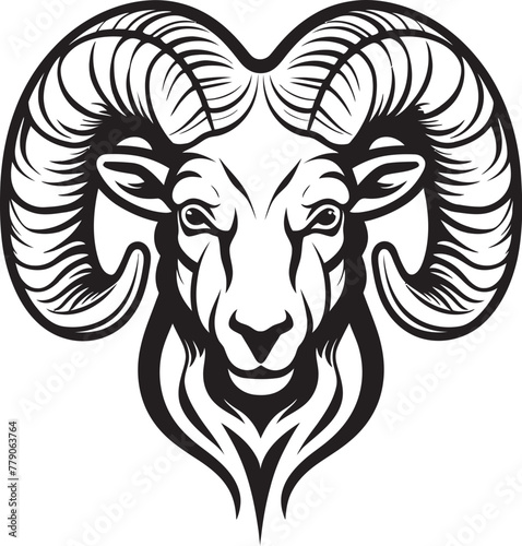 Timeless Tradition Vintage Ram Head Logo Design Retro Reverie Vintage Logo Design with Ram Head Icon