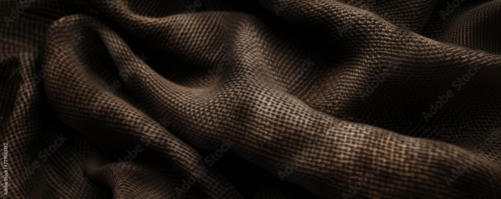 Close Up View of Brown Fabric Close Up View of Brown Fabric