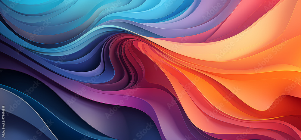 Abstract background with waves Abstract background with waves