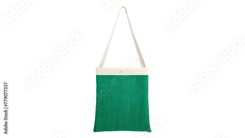 Eco-friendly jute bag on a transparent background (ID: 779077337)
