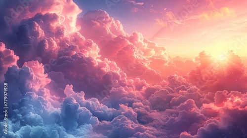 Pastel Clouds, Pastel Background, Cloud Background