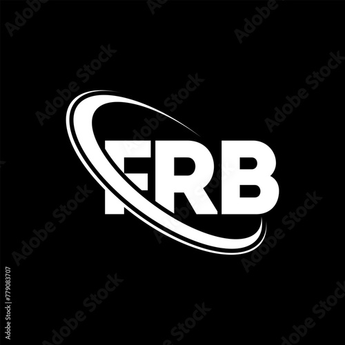 FRB logo. FRB letter. FRB letter logo design. Initials FRB logo linked with circle and uppercase monogram logo. FRB typography for technology, business and real estate brand.