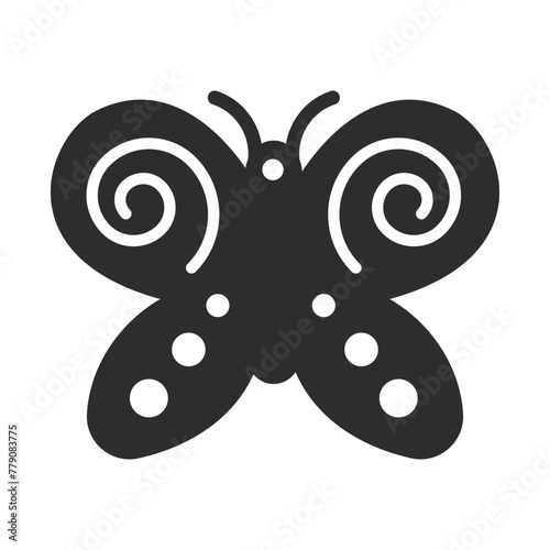 Vector design for earring, pendant or keychain with butterfly shape. Jewelry silhouette laser cut template. Cnc cutting with metal, wood or leather.