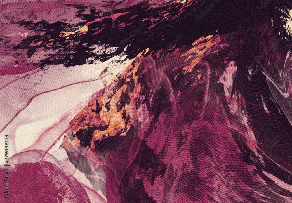 Grunge art abstract dark magenta background. Abstract marble art background. Magenta gradient swirls. Abstract dark magenta backdrop. Retro 90s style
