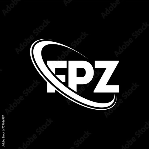 FPZ logo. FPZ letter. FPZ letter logo design. Initials FPZ logo linked with circle and uppercase monogram logo. FPZ typography for technology, business and real estate brand.