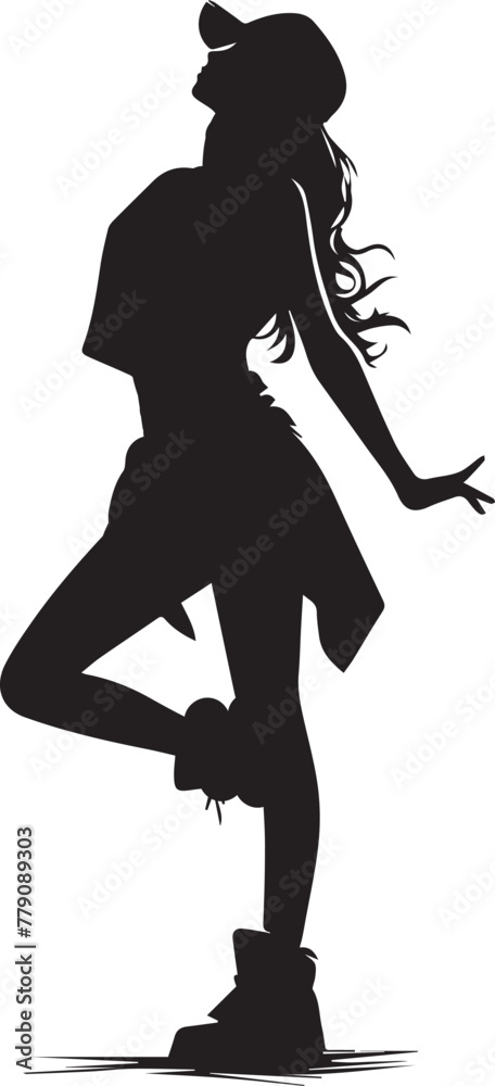 People Dancing Silhouettes People EPS Vector People Clipart