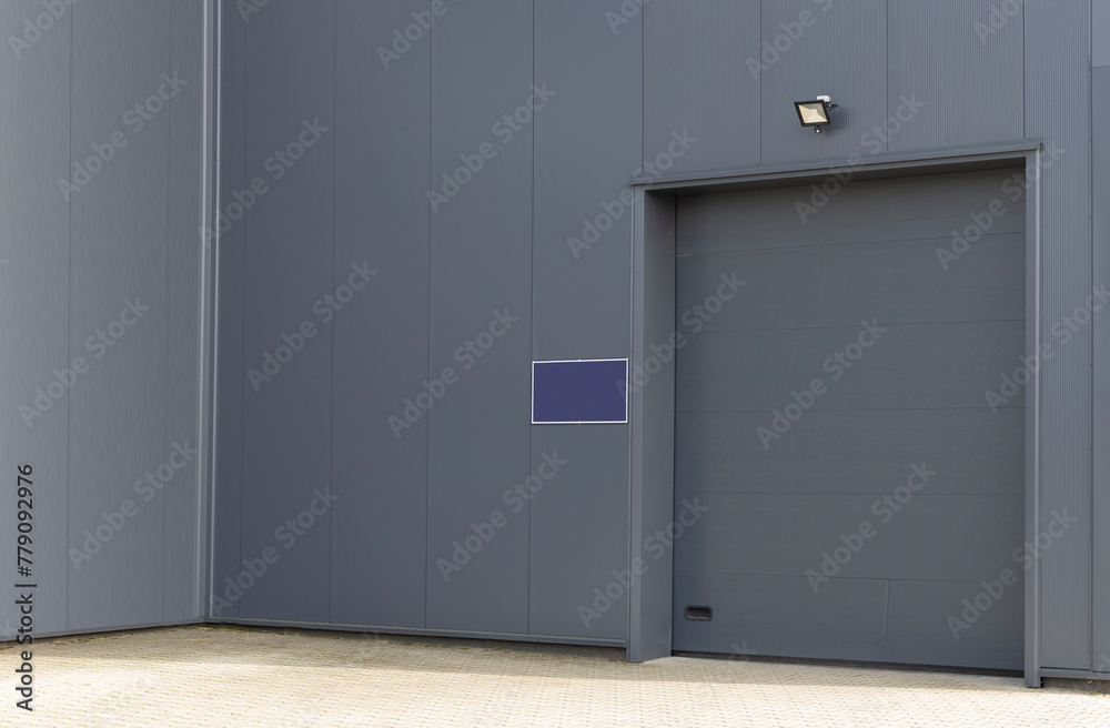 Industrial Unit Shutter Door. Industrial Unit Shutter Door.