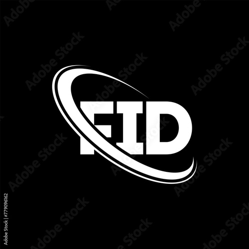FID logo. FID letter. FID letter logo design. Initials FID logo linked with circle and uppercase monogram logo. FID typography for technology, business and real estate brand.