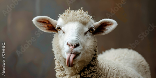 close up of a lamb