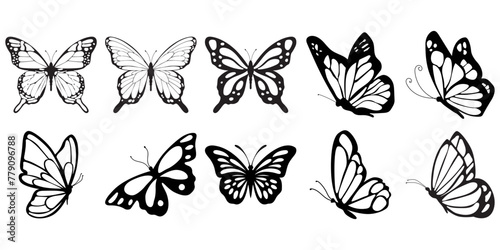 Butterfly Silhouette Aesthetic