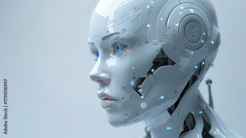 A brain with electricity coming out, futuristic cyber innovation and Symbolizing the rise of AI,. Knowledge, intelligence, the cyber connected future. Ai generated for ads