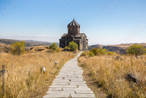 View of Vahramashen Surp Astvatsatsin or the Church of Amberd photo