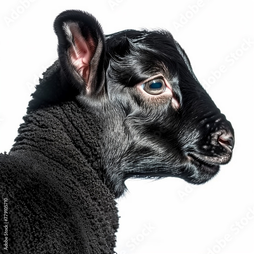 Lamb portrait of an adorabl...
