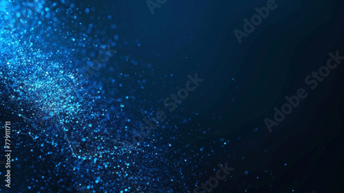 blue gradient background  grainy  glwing blue light