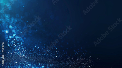 blue gradient background, grainy, glwing blue light