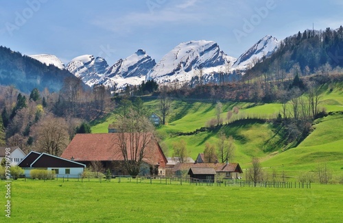 Die Gipfel der Churfirsten, Ostschweiz photo