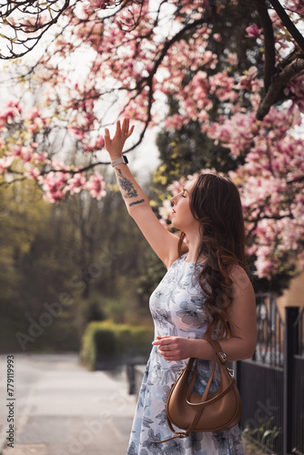 woman in the park