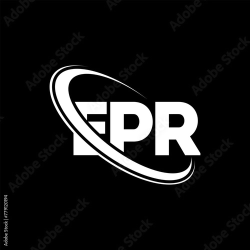 EPR logo. EPR letter. EPR letter logo design. Initials EPR logo linked with circle and uppercase monogram logo. EPR typography for technology, business and real estate brand.